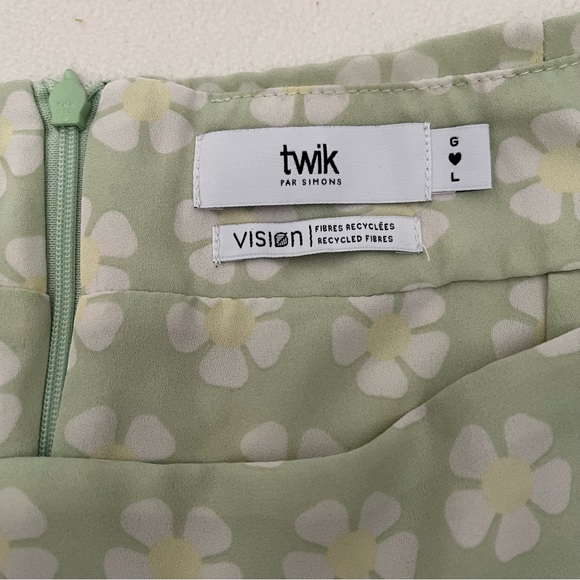 Twik Faux Wrap Skirt - Picture 4 of 5